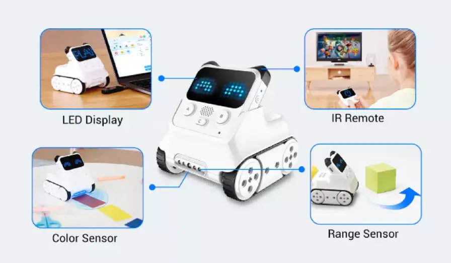Makeblock Codey Rocky An interactive robot toy for kids to learn robotics and programming.