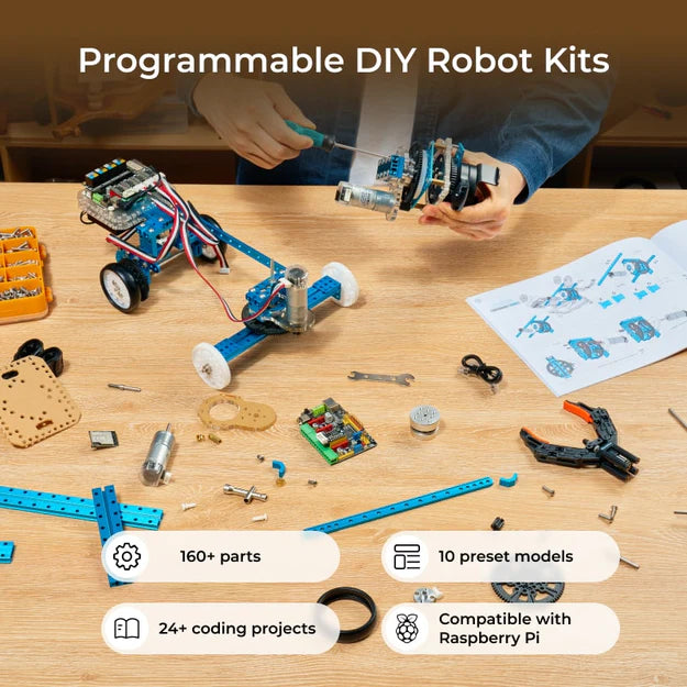 Makeblock mBot Ultimate: 10-in-1 Robot Building Kit for Students + FREE Online course