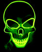 Halloween Skeleton Mask LED Glow Scary Mask