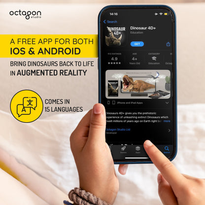 Dinosaur 4D+ Augmented Reality Cards