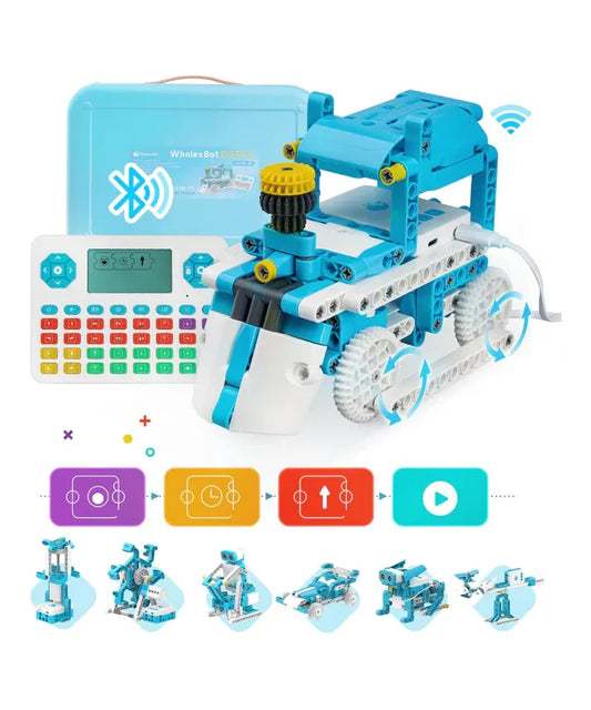 WhalesBot D3 Pro Coding and Remote Control with We Code Pad