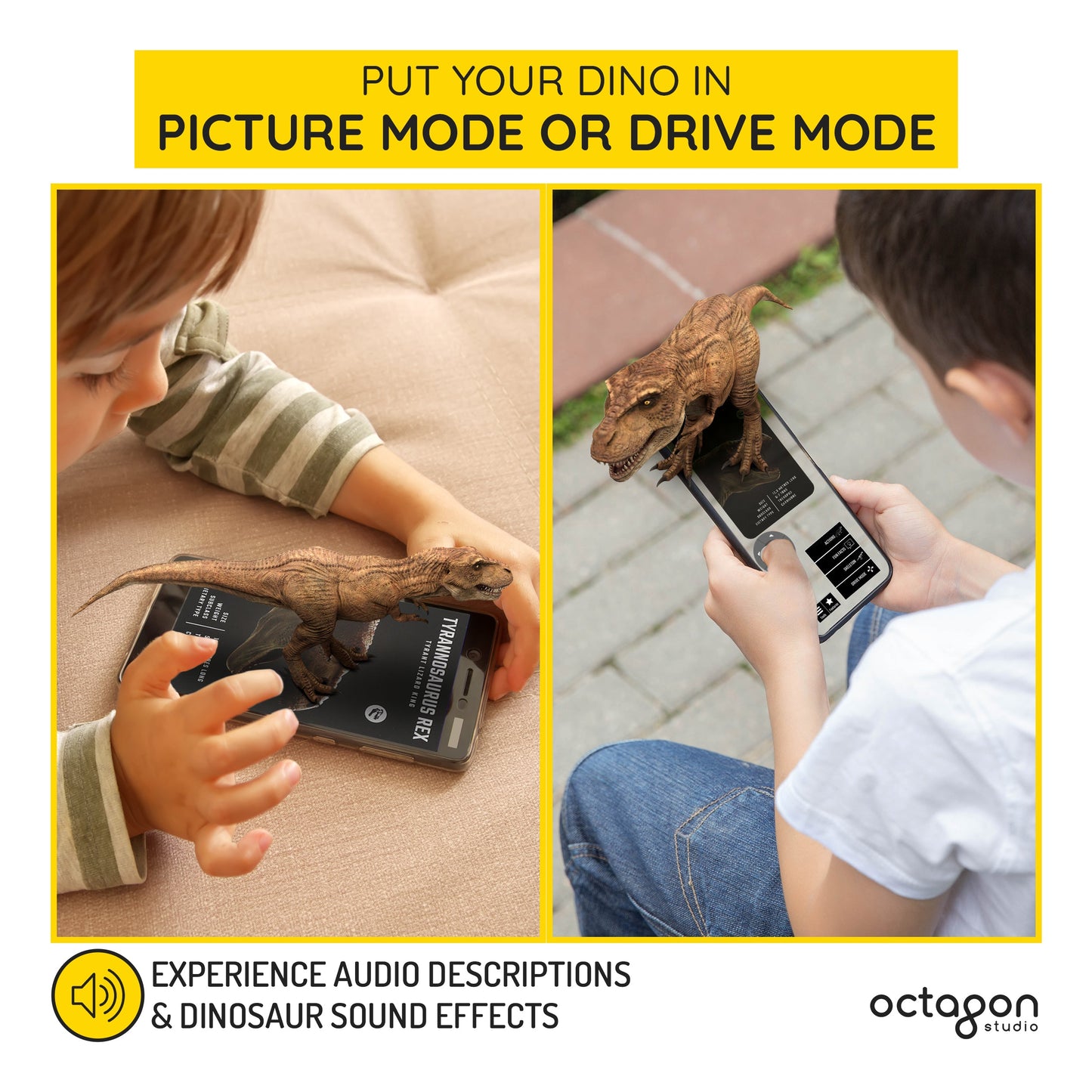 Dinosaur 4D+ Augmented Reality Cards