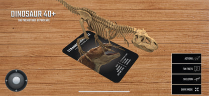 Dinosaur 4D+ Augmented Reality Cards
