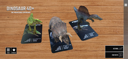 Dinosaur 4D+ Augmented Reality Cards