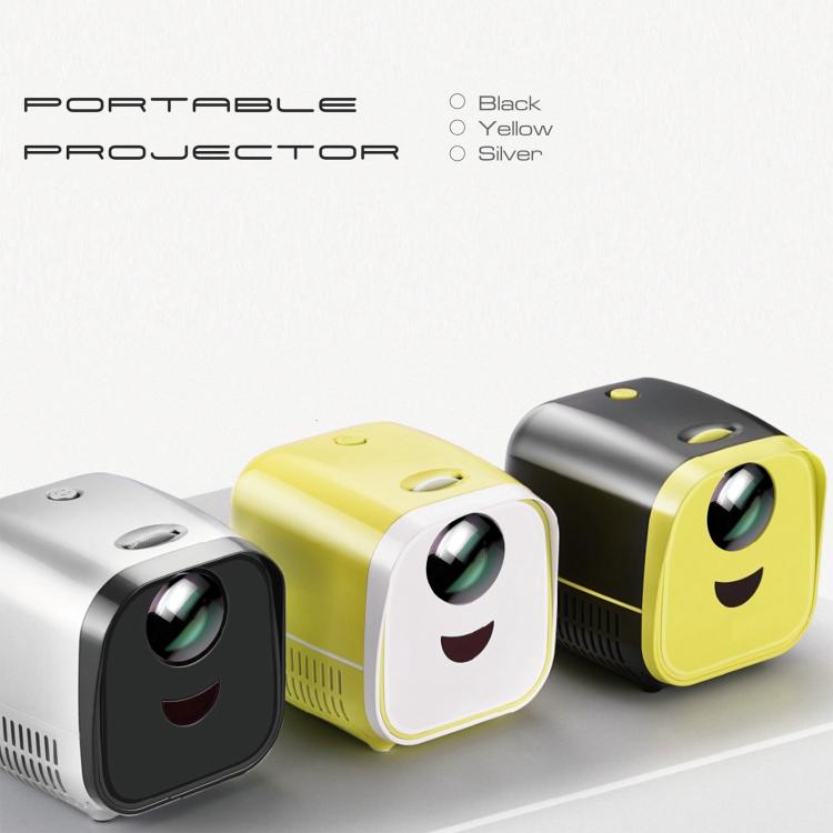 VIVIBRIGHT L1 Basic 480x240P 60ANSI LCD + LED Smart Projector, UK Plug(Silver)