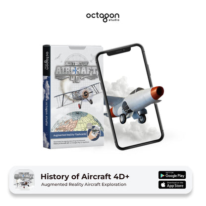 Aircraft 4D+ Augmented Reality Cards