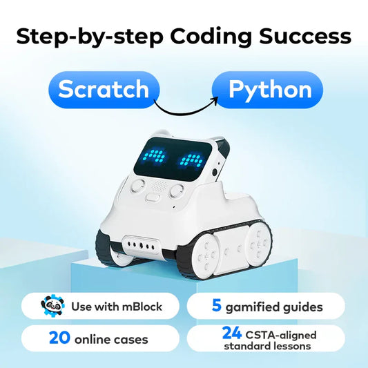 Makeblock Codey Rocky An interactive robot toy for kids to learn robotics and programming.
